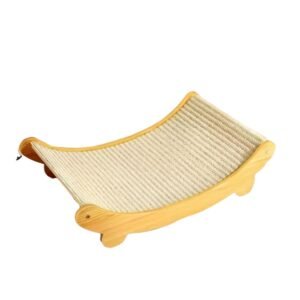 7637d5e317a1462eb3af17e606a9080a-goods.jpg Space-Saving Wooden Cat Scratcher Tower for Cats