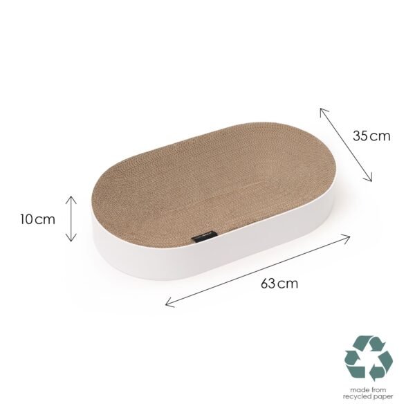 SCRATCHBED | Premium Oval Cat Scratcher & Lounger