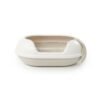 Spacious Cat Litter Box – High-Sided Open Tray with Scoop