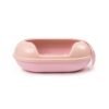 Spacious Cat Litter Box – High-Sided Open Tray with Scoop