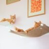 gemuetlicher-platz SWING | Wall-Mounted Cat Hammock – Cozy Floating Bed (Heavy Duty - Up to 15kg)