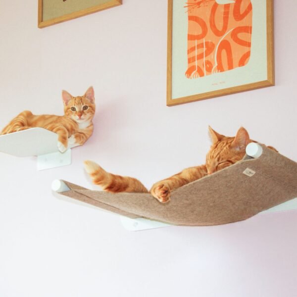 gemuetlicher-platz SWING | Wall-Mounted Cat Hammock – Cozy Floating Bed (Heavy Duty - Up to 15kg)