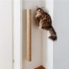 Wall-Mounted Cat Scratching Post – Sisal Climbing Log