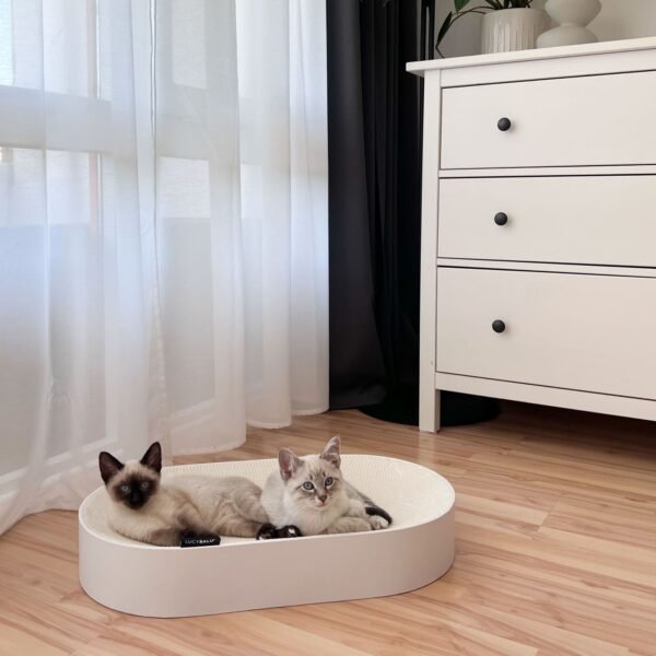SCRATCHBED | Premium Oval Cat Scratcher & Lounger