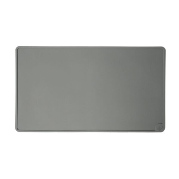 katzen-napfunterlage-anthrazit Silicone Cat Feeding Mat – Spill-Proof Bowl Base