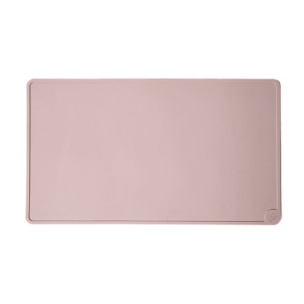 katzen-napfunterlage-rose Silicone Cat Feeding Mat – Spill-Proof Bowl Base