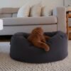 Luxury Cat Bed – Soft Cord Cozy Nest (Oval Design)
