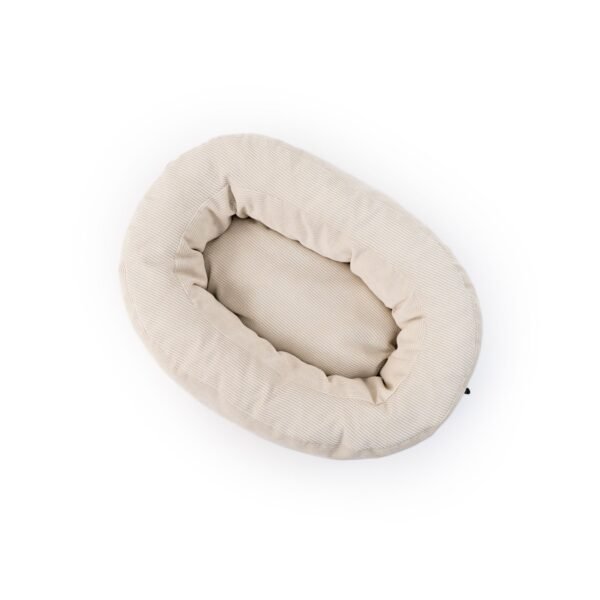 Luxury Cat Bed – Soft Cord Cozy Nest (Oval Design)