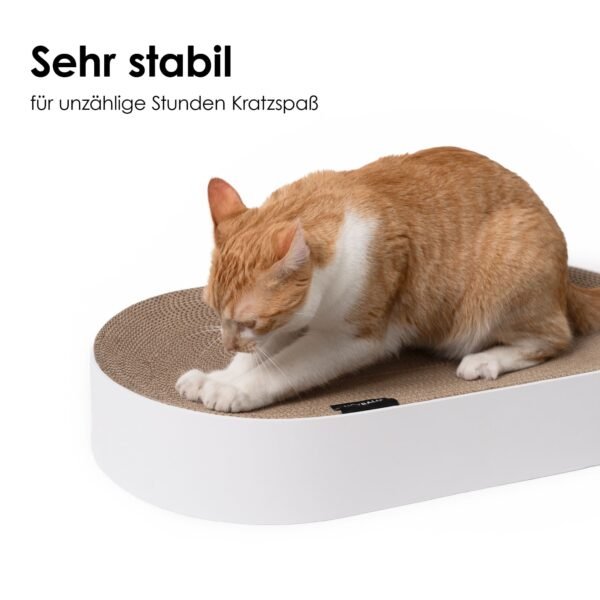 SCRATCHBED | Premium Oval Cat Scratcher & Lounger