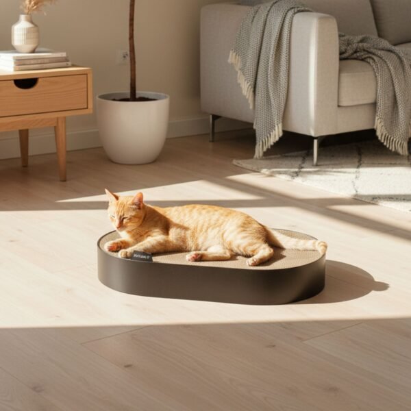 SCRATCHBED | Premium Oval Cat Scratcher & Lounger