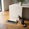 lucybalu-square-futtermatte-silikon-anthrazit-1 Silicone Cat Feeding Mat – Spill-Proof Bowl Base