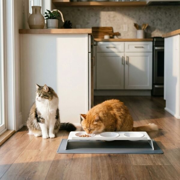 lucybalu-square-futtermatte-silikon-anthrazit-xl-1 Silicone Cat Feeding Mat – Spill-Proof Bowl Base