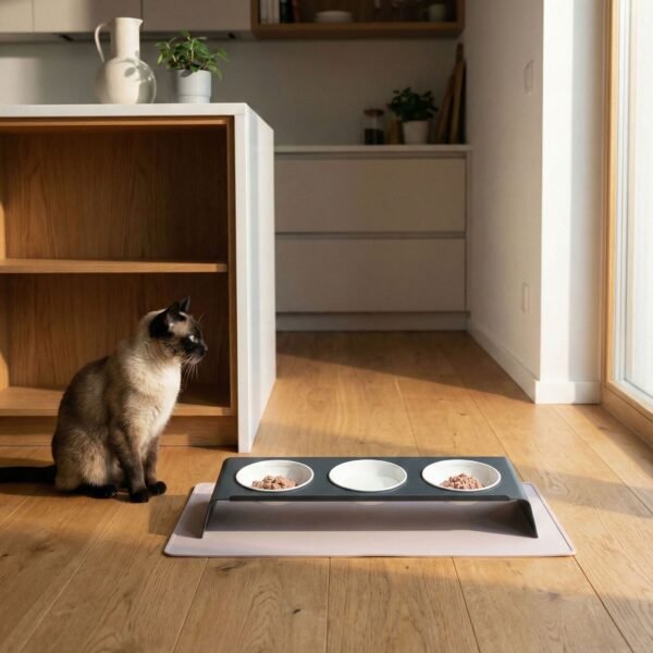 lucybalu-square-futtermatte-silikon-rosa-xl-1 Silicone Cat Feeding Mat – Spill-Proof Bowl Base