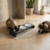 lucybalu-square-futtermatte-silikon-taupe-xl-1 Silicone Cat Feeding Mat – Spill-Proof Bowl Base