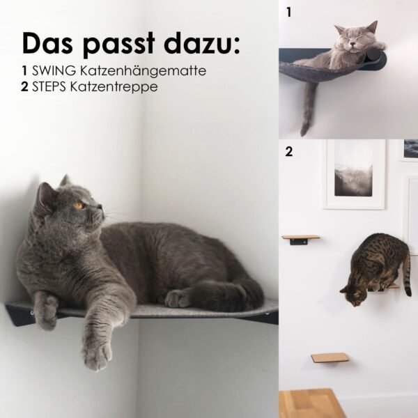 Corner Wall Cat Shelf – Cozy Elevated Lounger