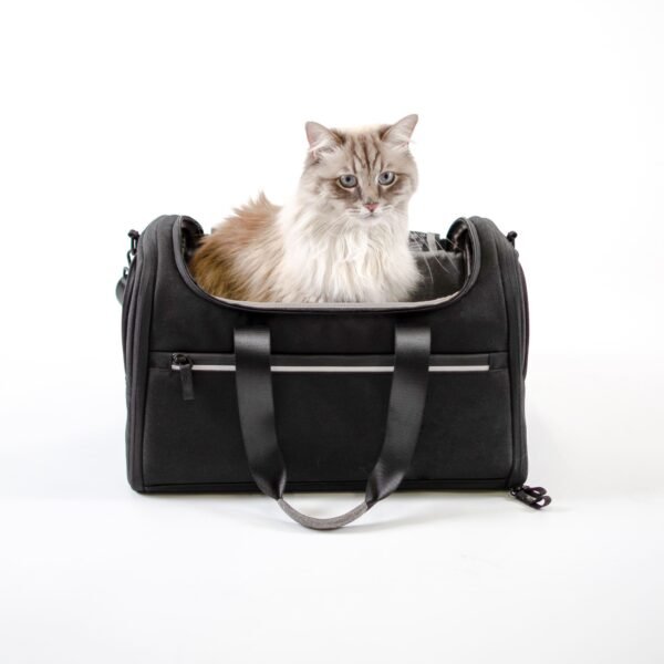 schwarze-tasche-fuer-katzen Premium Cat Carrier Bag – Airline-Approved Cat Carrier